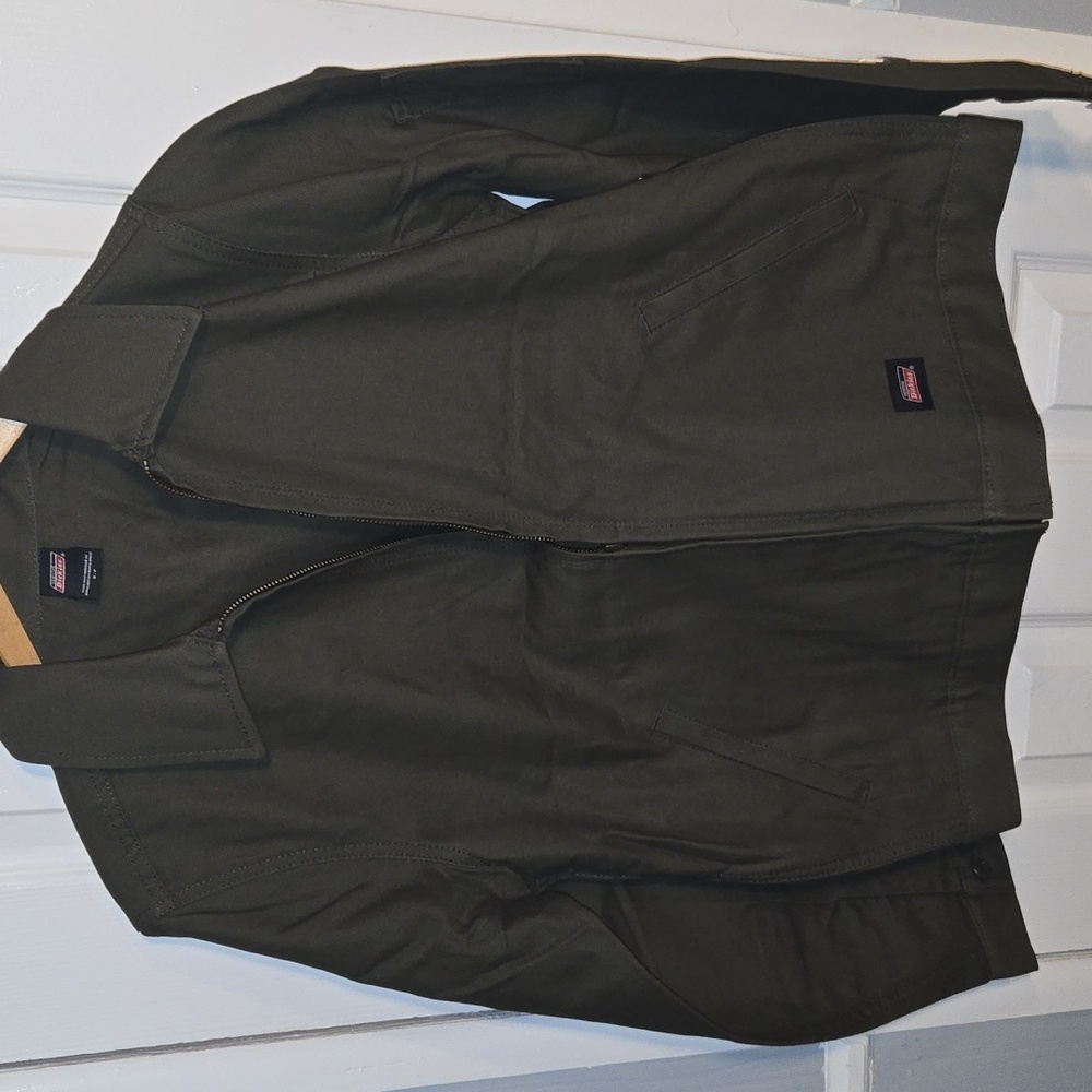 Dickies Woman Dark Green Lightweight Jacket Unisex - Picture 2 of 9
